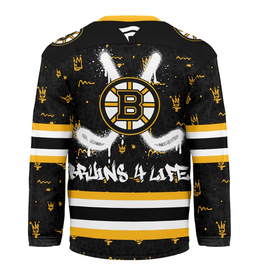 BB Premium NHL Graffiti My Team 4 Life Hockey Jersey DDT NTL