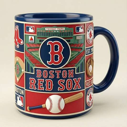 BOS X MLB football team Mug Series - Limited Edition Collectible NAK NHT