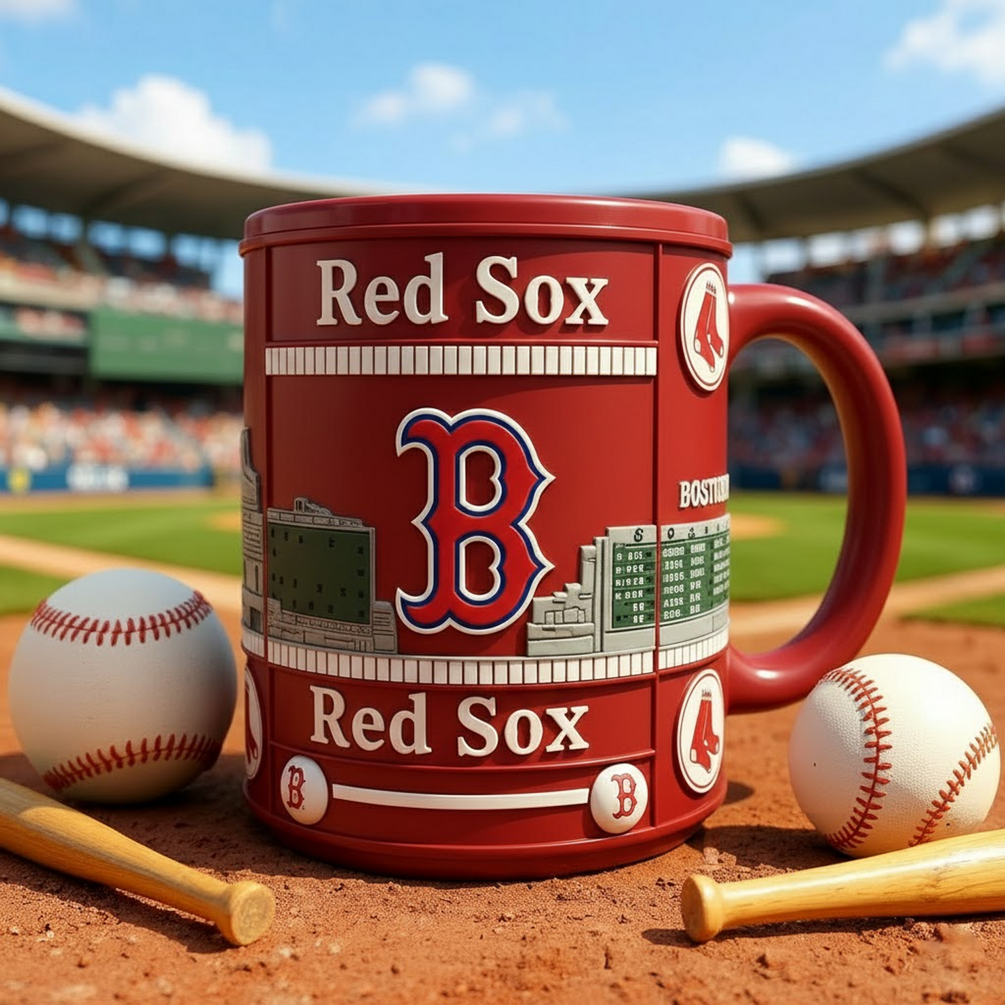 BOS X MLB Iconic City Baseball Mug V1 NAK NHT