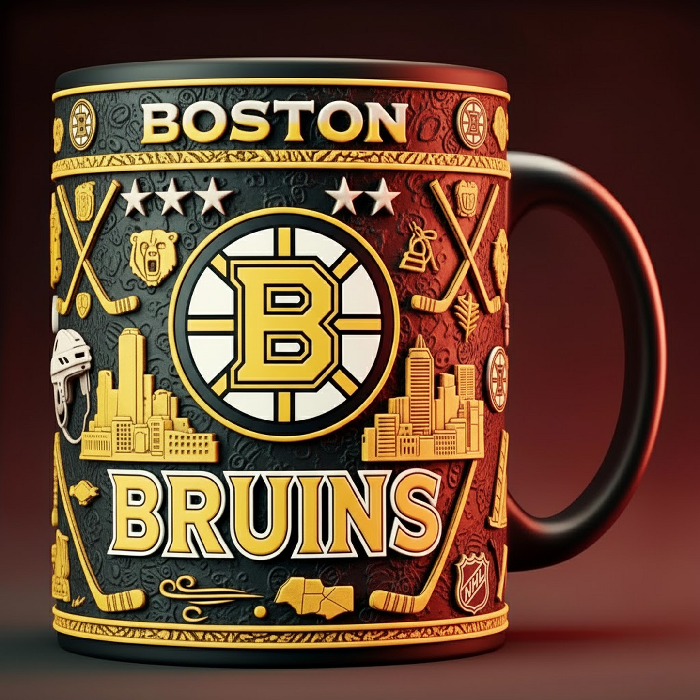 BOS X NHL Hockey Commemorative Mug Collection - Limited Edition NAK NHT