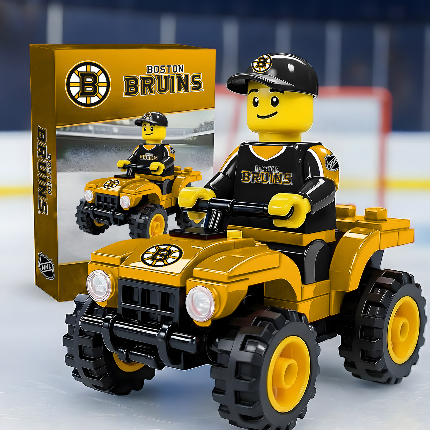 BOS X NHL Team Off-Road Vehicle Building Block Set NAK NHT