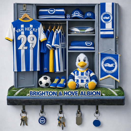 BRI x EPL Changing Room Personalized 3D Visual Effect Acrylic Key Holder DDT NTL