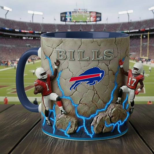 BUF X NFL Coffee Accent Mug - Personalized Gifts NAK NHT