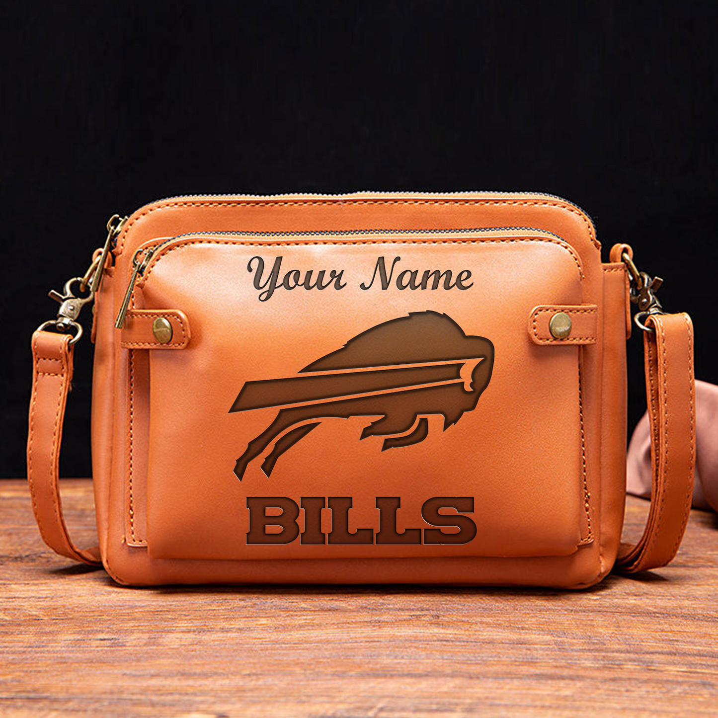 BUF x NFL Shoulder Crossbody Handbag DATND TANTD