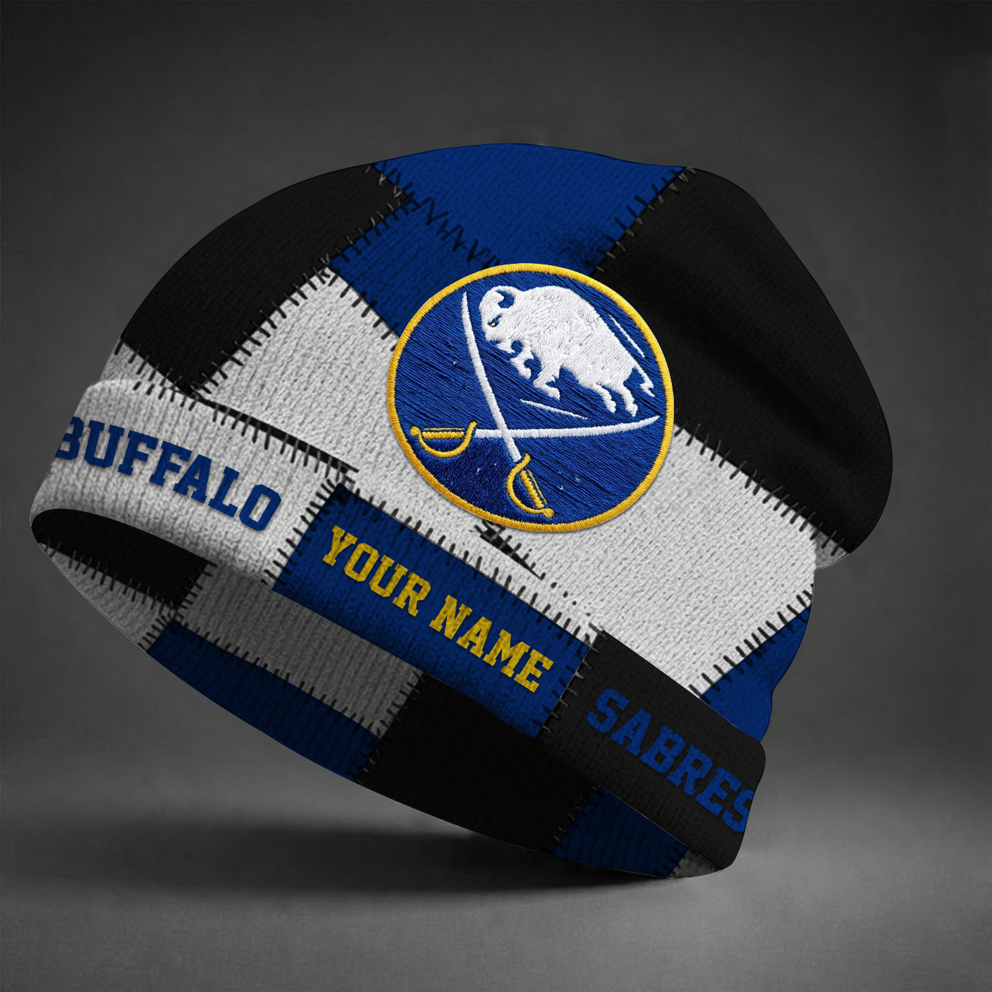 BUF X NHL Custom Name Beanie Hat Gifts For Fans - Limited Edition NAK NHT