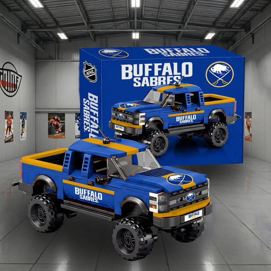 BUF X NHL Raptor pickup truck building block set NAK NHT