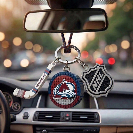 CA x NHL Building Blocks Hockey Puck Car Mirror Hanging NAK TTT