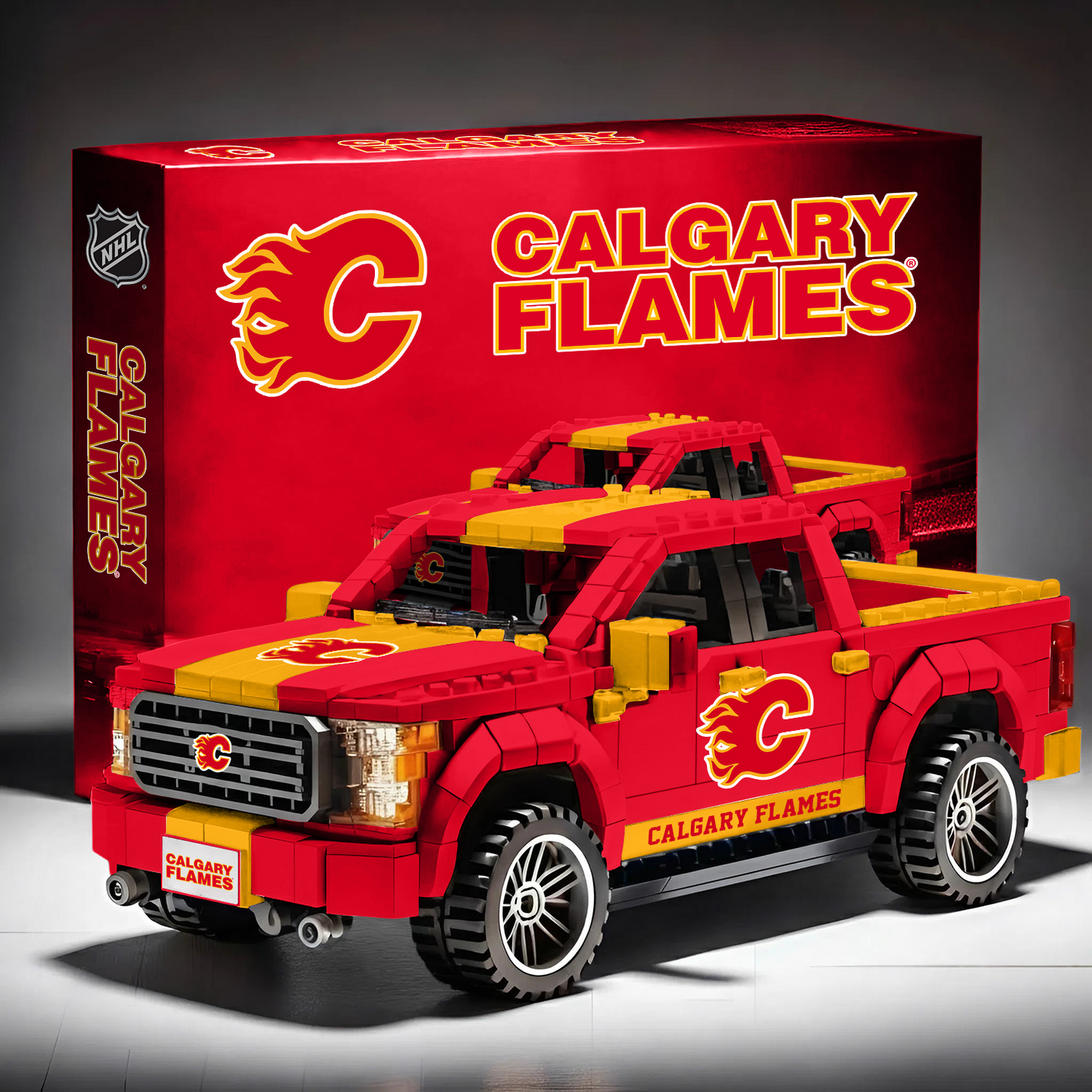 NHL 3D Racing Truck Model Building Block Set V1 NAK NHT