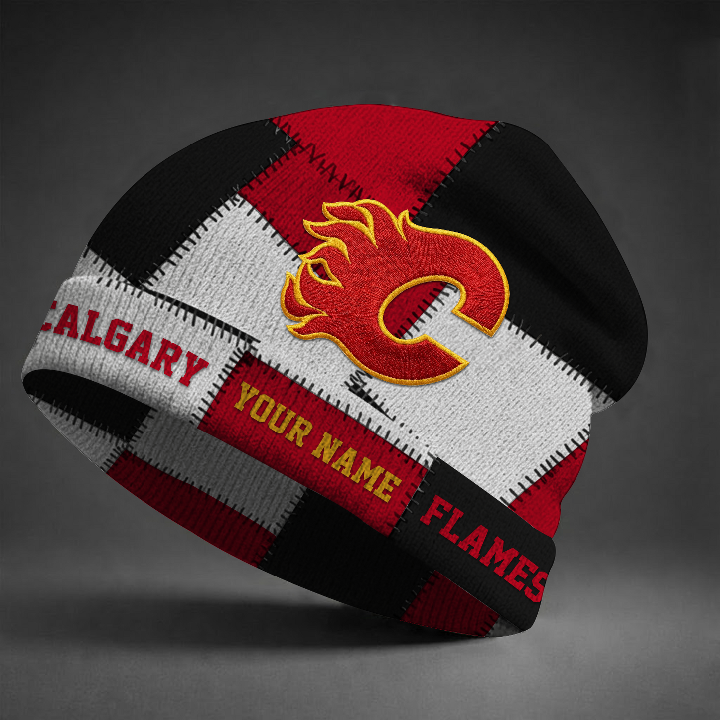 CAL X NHL Custom Name Beanie Hat Gifts For Fans - Limited Edition NAK NHT