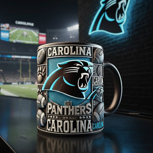 CAR X NFL football team Mug Series- Limited Edition Collectible NAK NHT