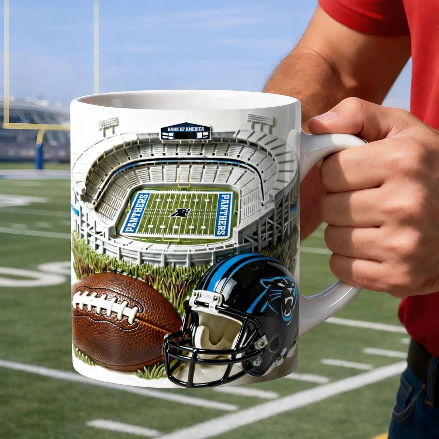 CAR x NFL Legend Stadium Game Day Mug NAK NHM