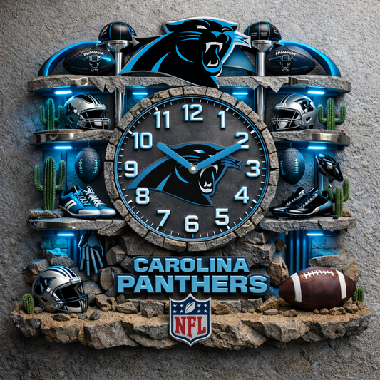 CAR X NFL Master Arena Clock NAK NHT