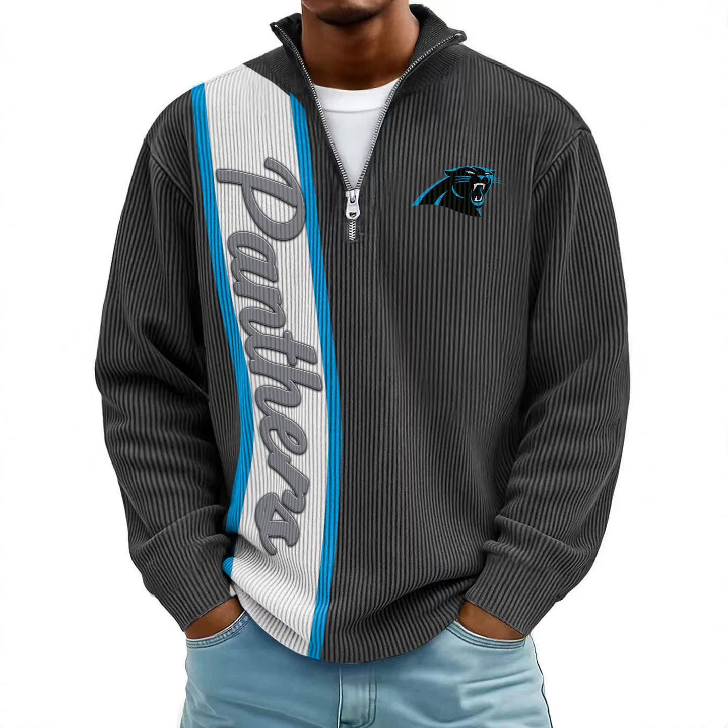 CAR x NFL Mokaloha Men's Waffle Henley Shirts DATND TANTD