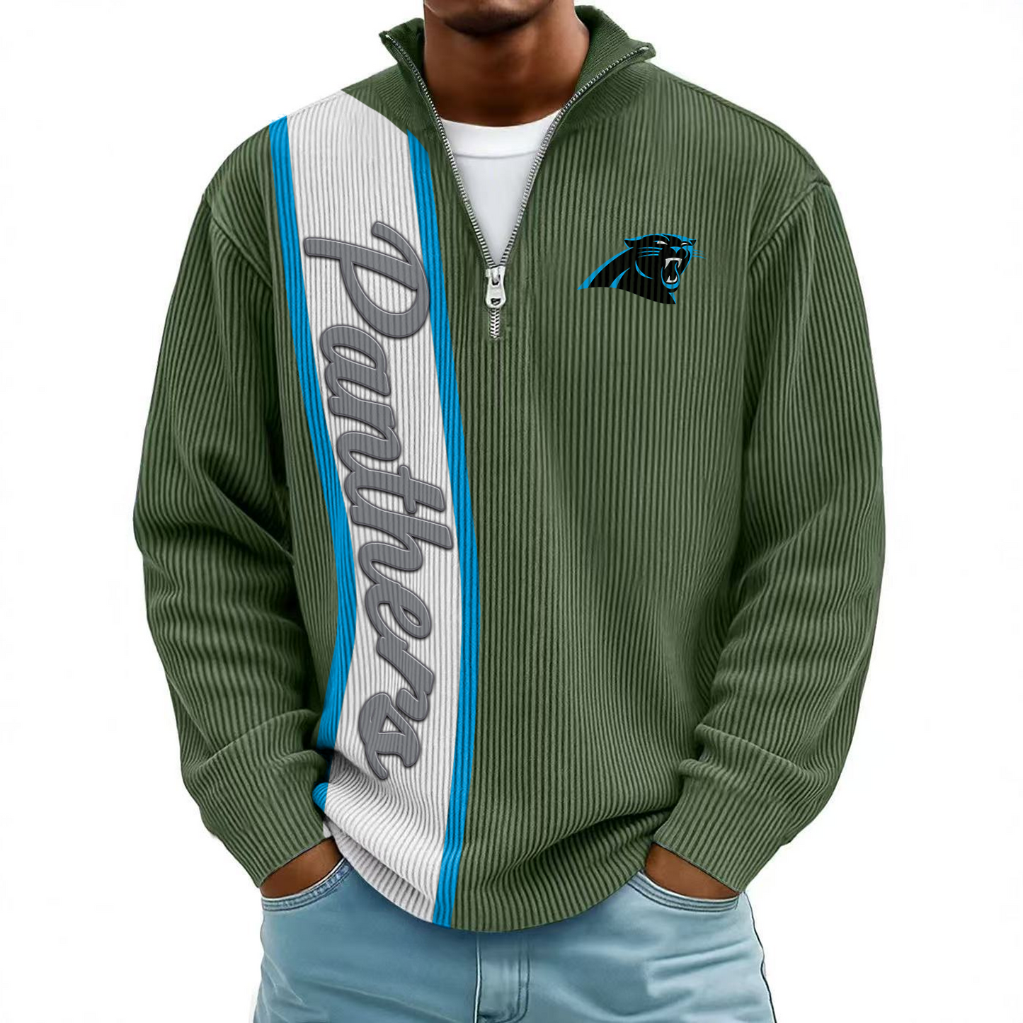 CAR x NFL Mokaloha Men's Waffle Henley Shirts DATND TANTD