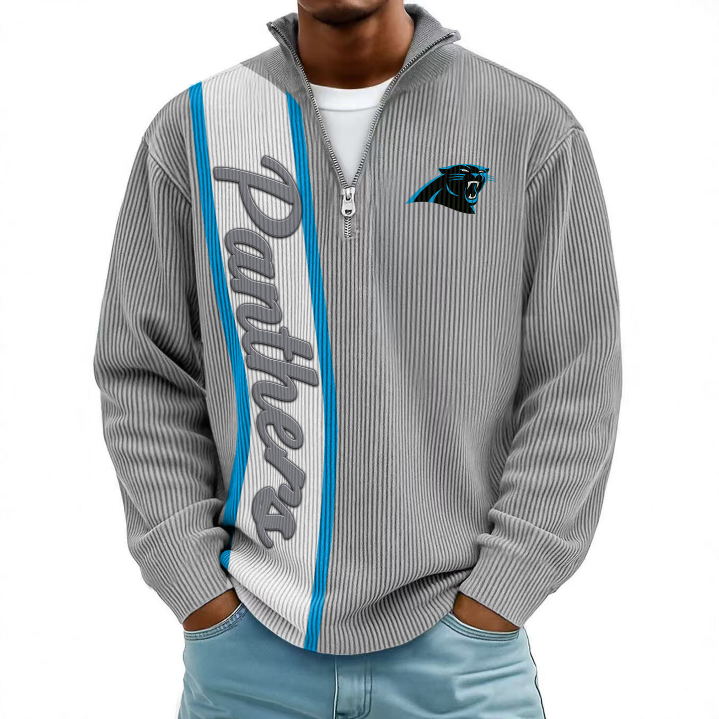 CAR x NFL Mokaloha Men's Waffle Henley Shirts DATND TANTD