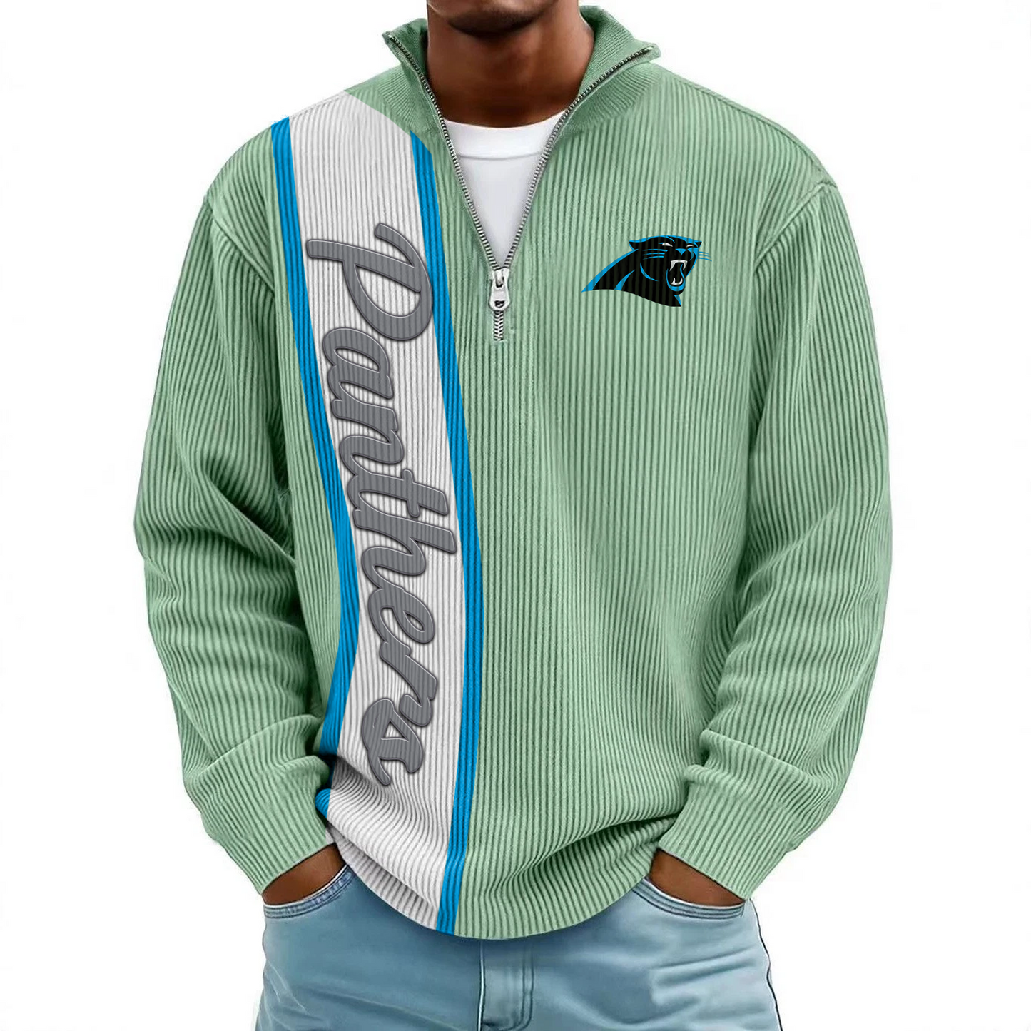 CAR x NFL Mokaloha Men's Waffle Henley Shirts DATND TANTD