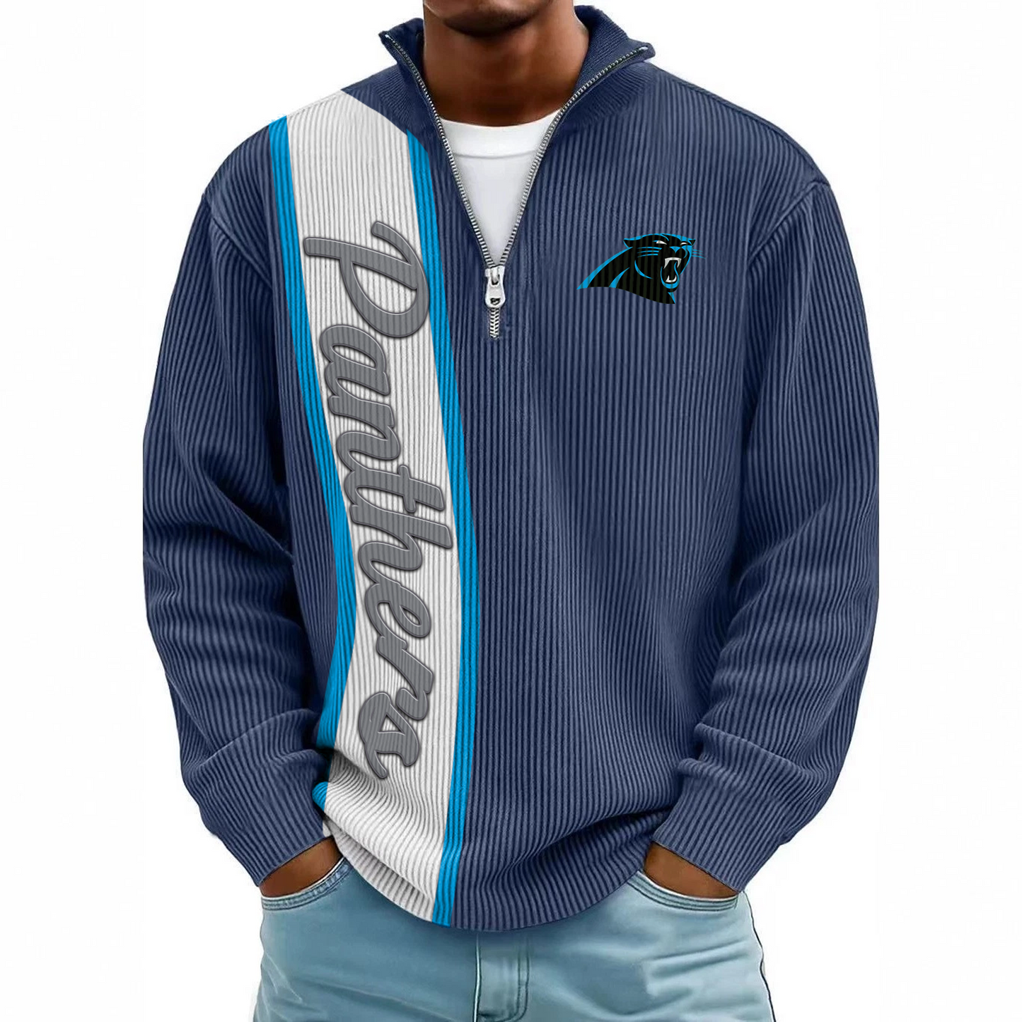 CAR x NFL Mokaloha Men's Waffle Henley Shirts DATND TANTD