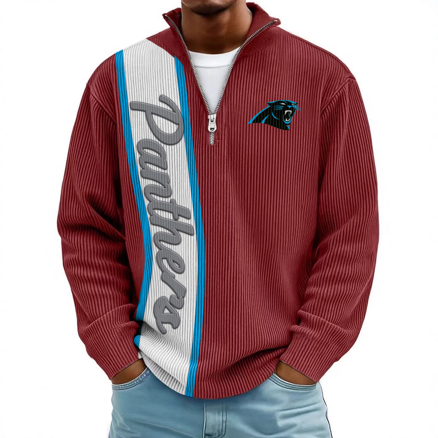 CAR x NFL Mokaloha Men's Waffle Henley Shirts DATND TANTD