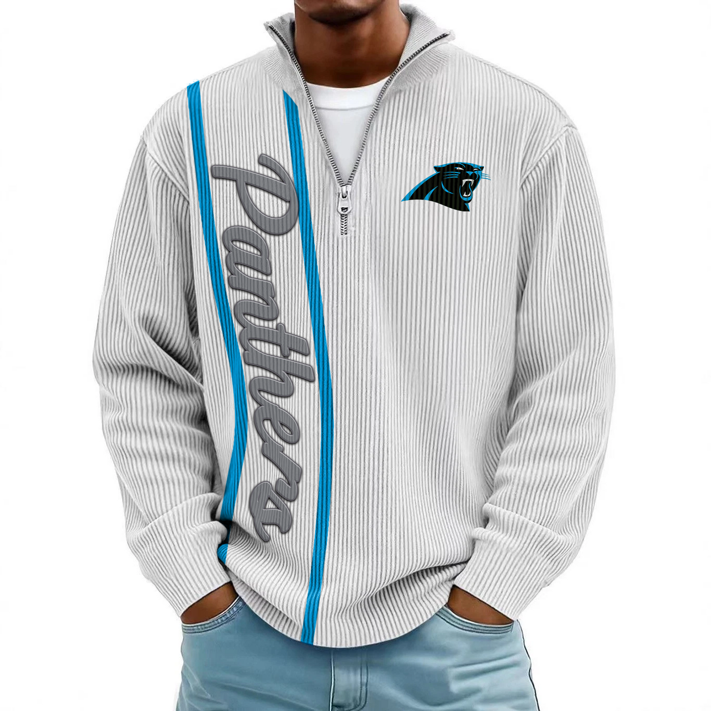 CAR x NFL Mokaloha Men's Waffle Henley Shirts DATND TANTD