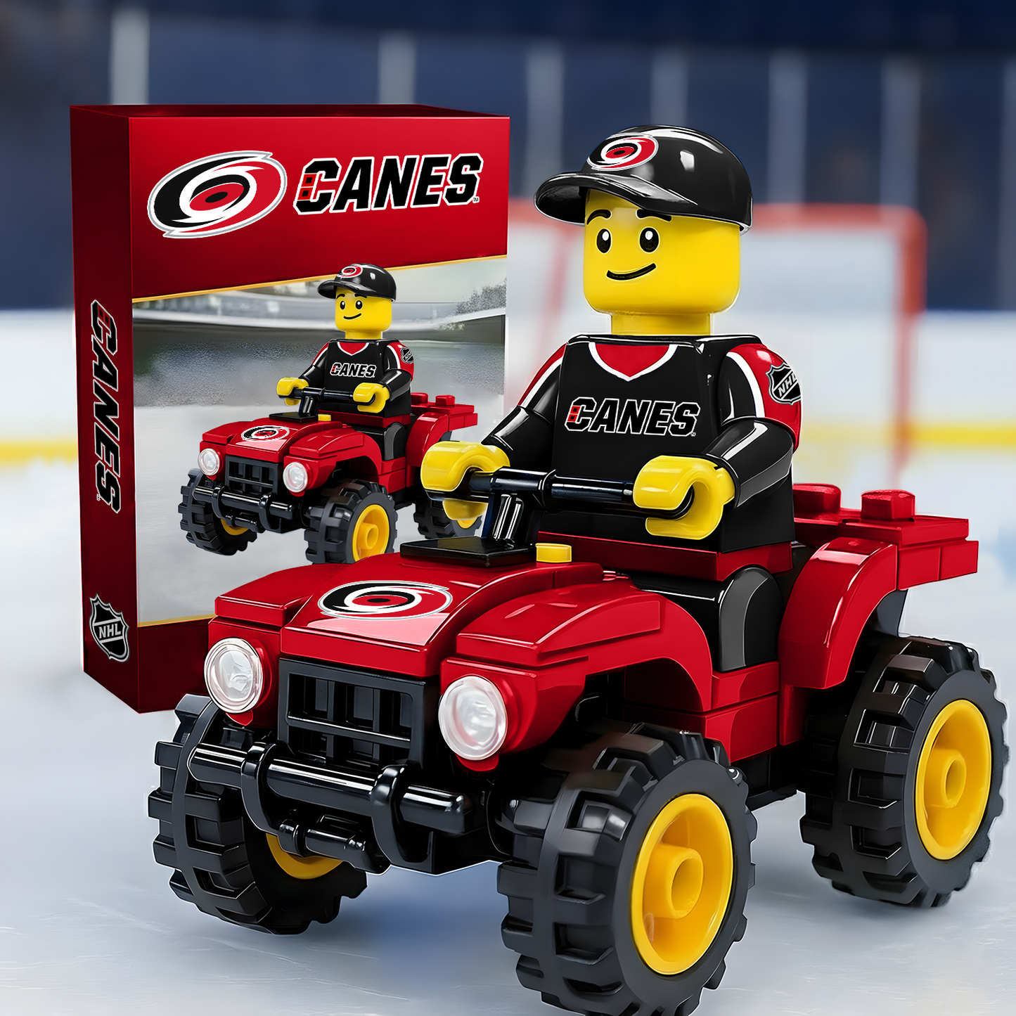 CAR X NHL Team Off-Road Vehicle Building Block Set NAK NHT