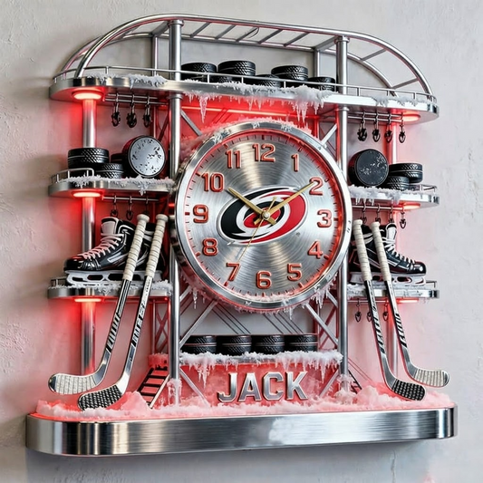 CAR X Personalized ice hockey arena tower themed clock NAK NHT