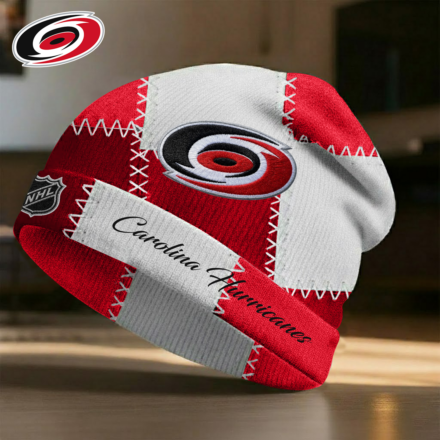 CAR X Premium NHL Vintage Patchwork Beanie Hat V1 NAK NHT
