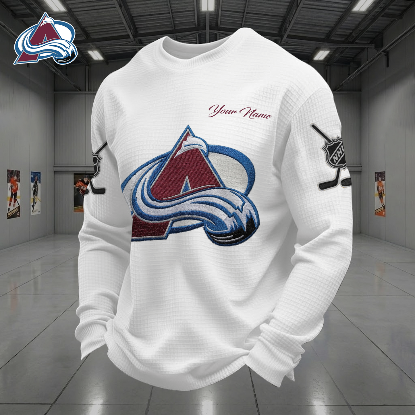 CAV X NHL Men Football Waffle Long Sleeve T-Shirt V1 NAK NHT