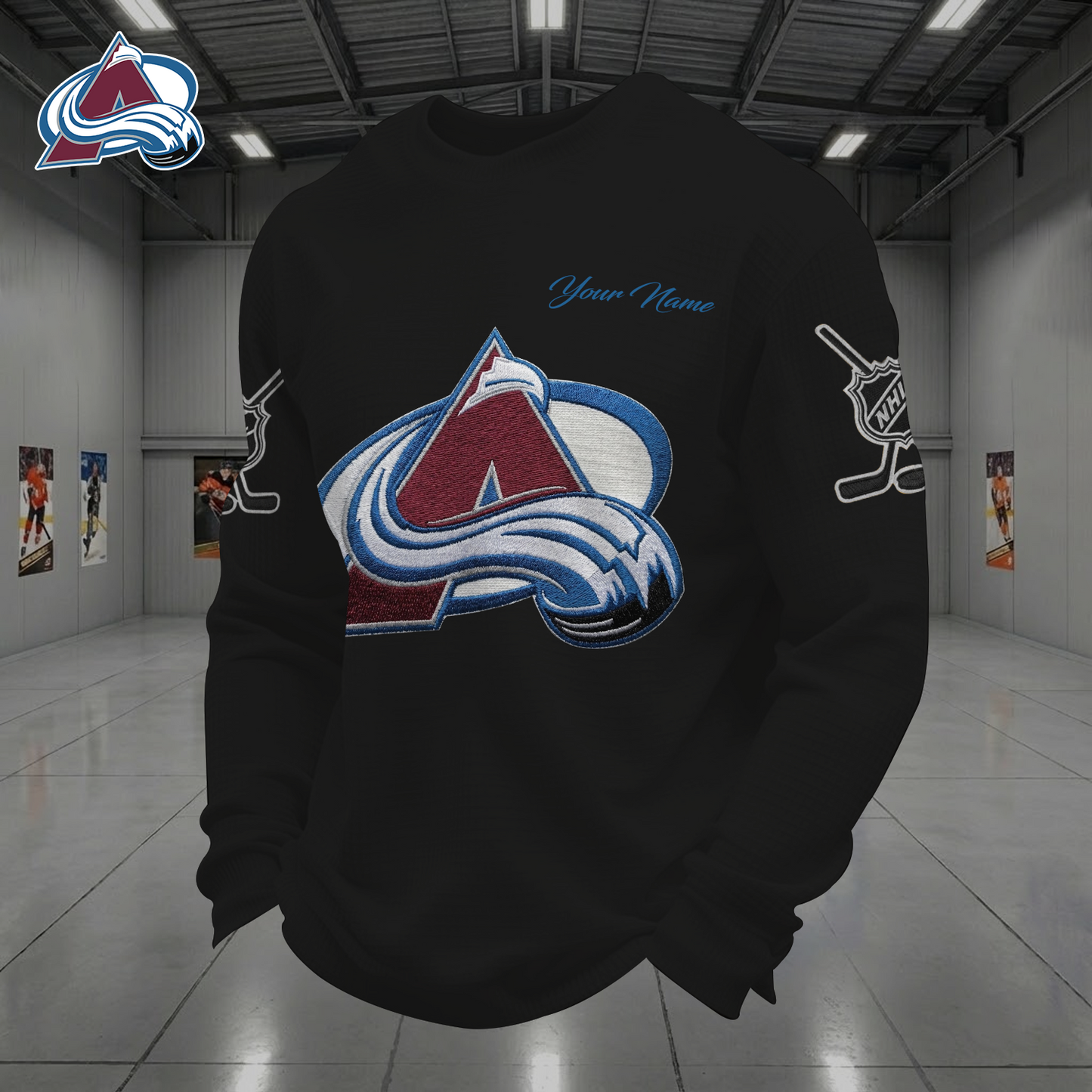 CAV X NHL Men Football Waffle Long Sleeve T-Shirt V1 NAK NHT