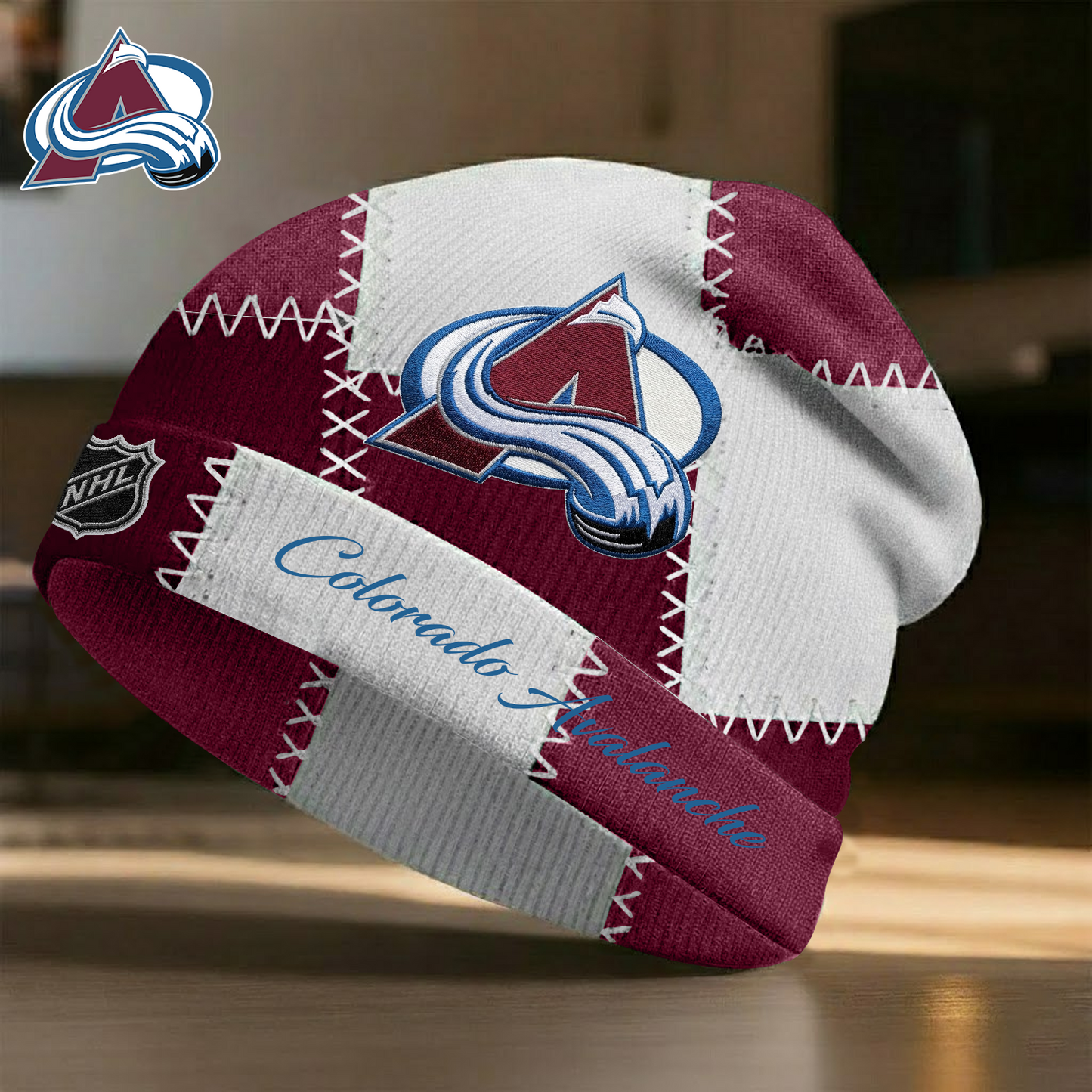 CAV X Premium NHL Vintage Patchwork Beanie Hat V1 NAK NHT