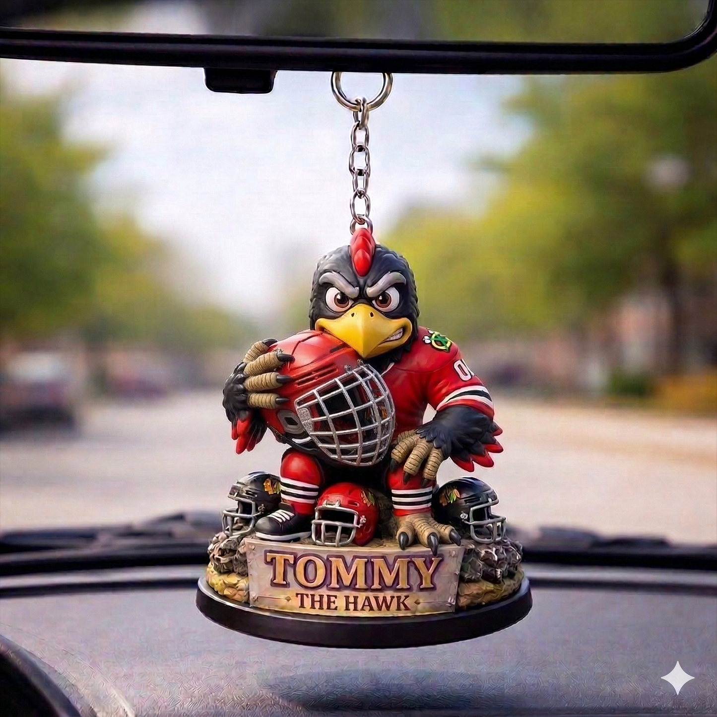 CB x NHL Guardian Mascot Car Decor NAK TTT