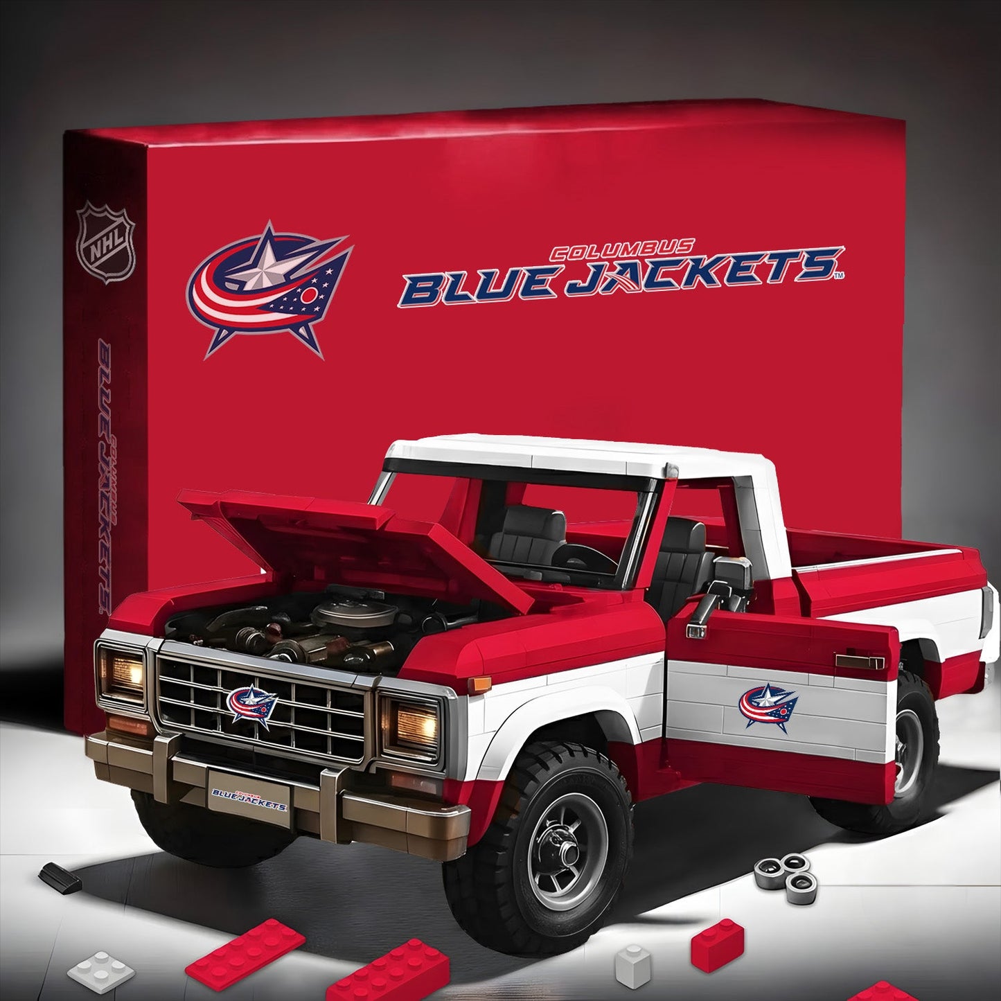 CBJ x NHL 3D ford F150 buiding block Toy Set NDT LVH