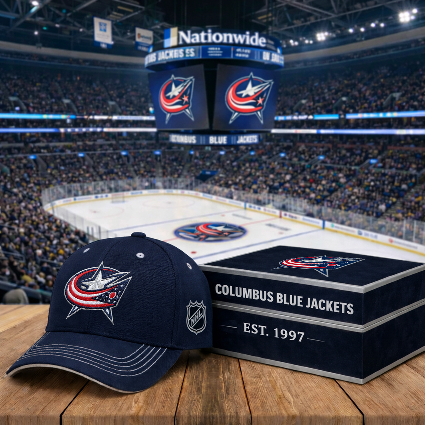 CBJ x NHL Classic Fan Snapback Hat NAK NHT