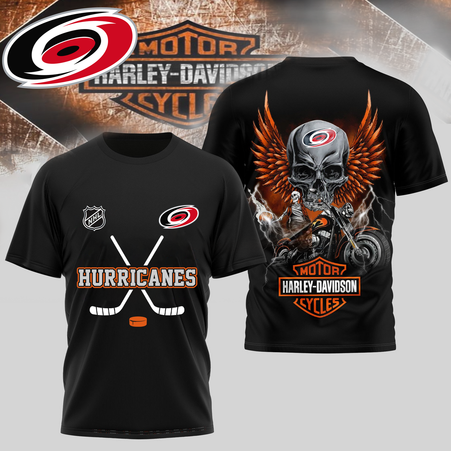 CH Premium NHL Motorcycle 3D Shirt DDT CTND