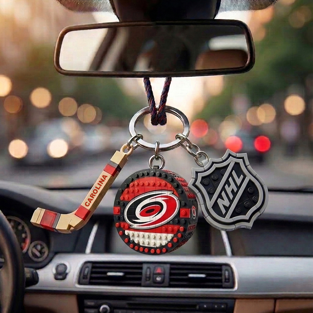 CH x NHL Building Blocks Hockey Puck Car Mirror Hanging NAK TTT
