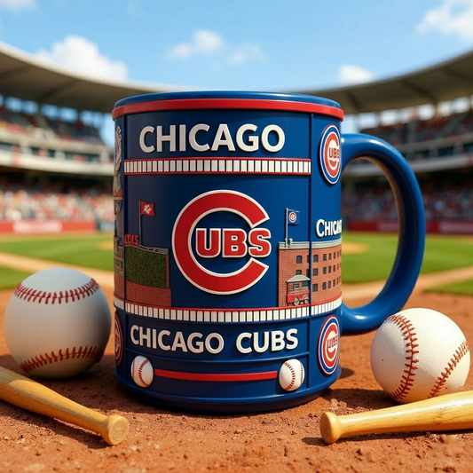 CHC X MLB Iconic City Baseball Mug V1 NAK NHT