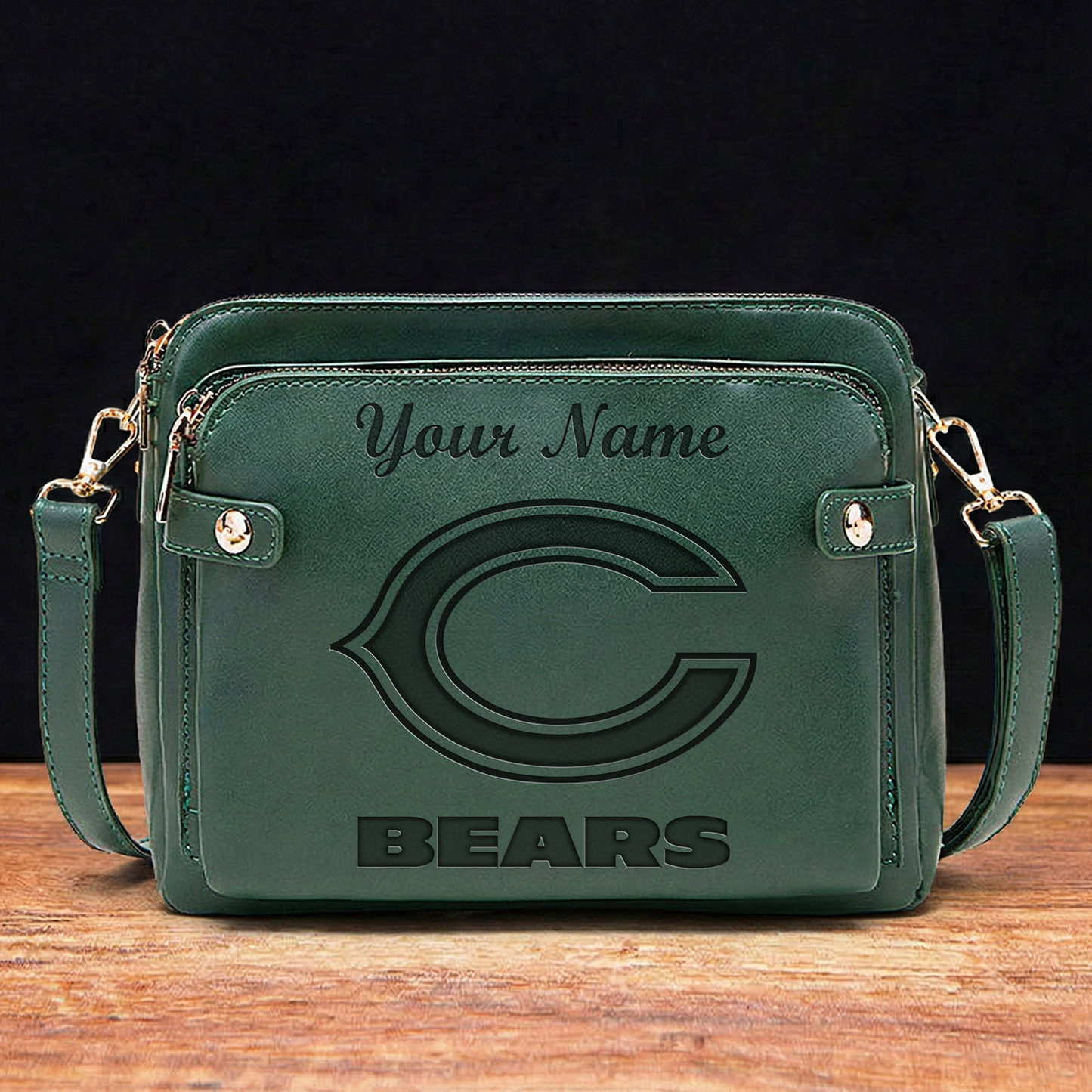 CHI x NFL Shoulder Crossbody Handbag DATND TANTD