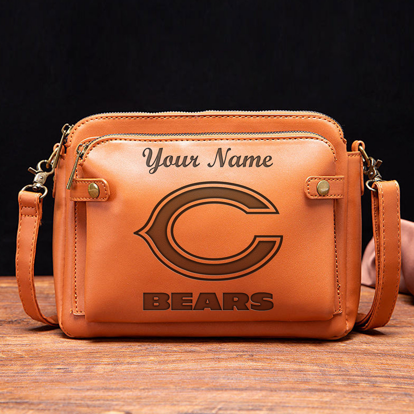 CHI x NFL Shoulder Crossbody Handbag DATND TANTD