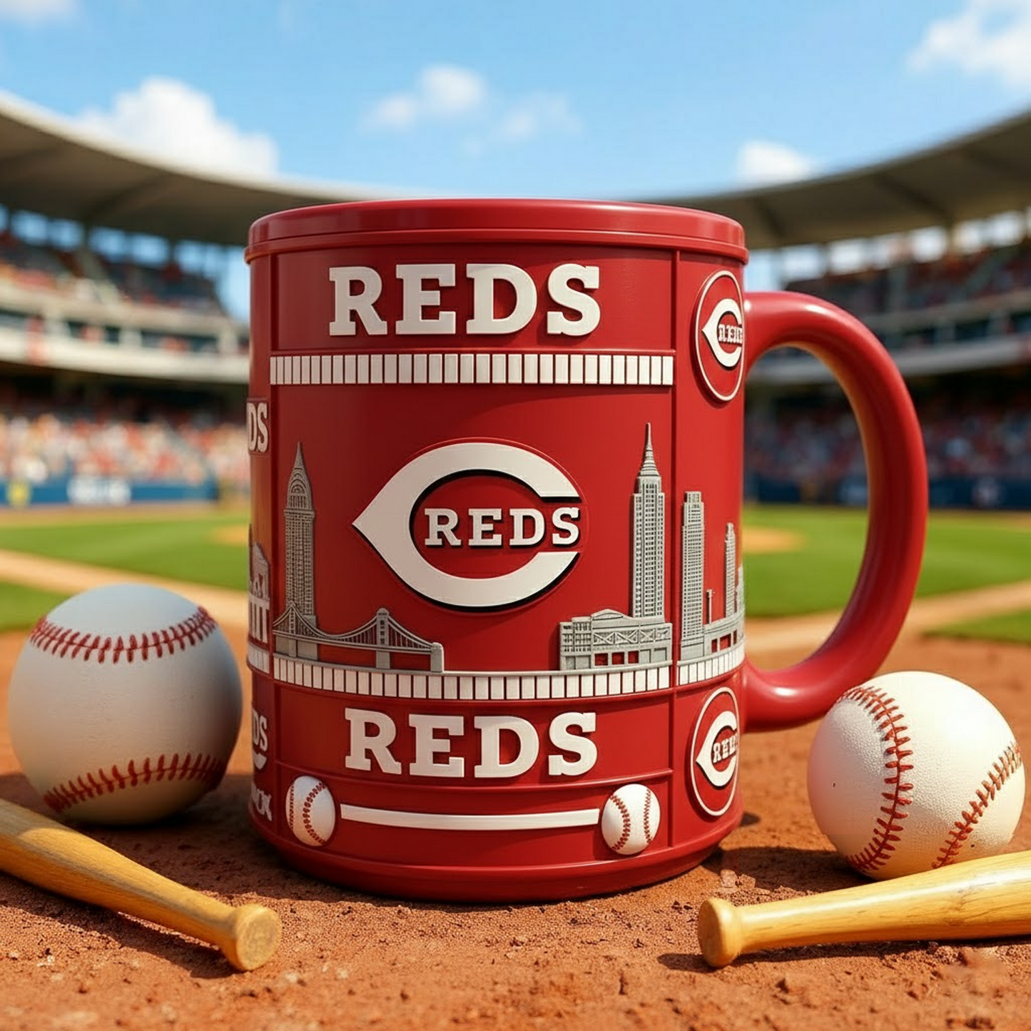 CIN X MLB Iconic City Baseball Mug V1 NAK NHT