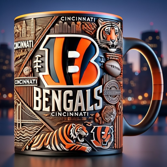 CIN X NFL football team Mug Series- Limited Edition Collectible NAK NHT