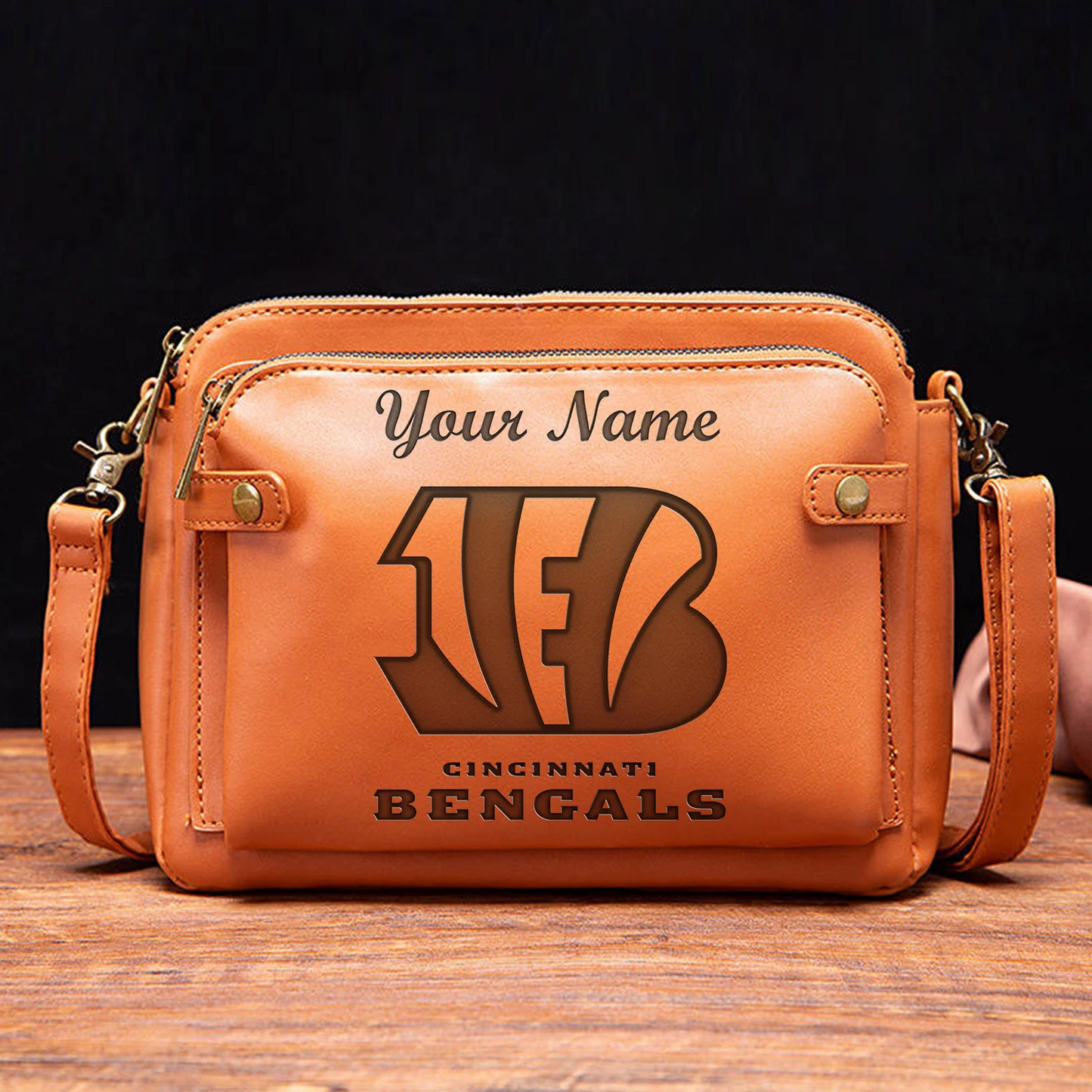 CIN x NFL Shoulder Crossbody Handbag DATND TANTD