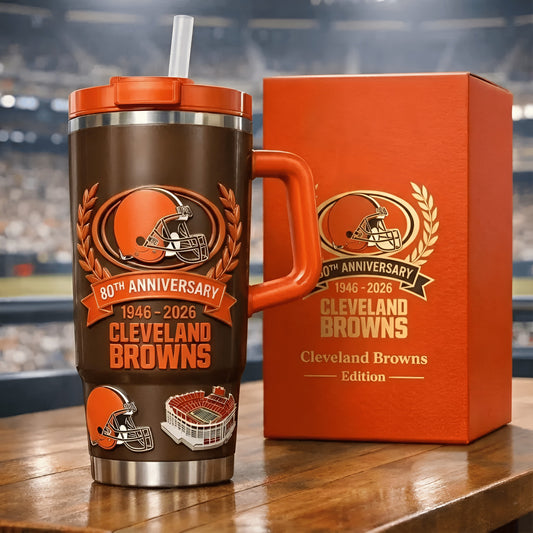 CLE x NFL Legend Gridiron Milestone Tumbler NAK NHM