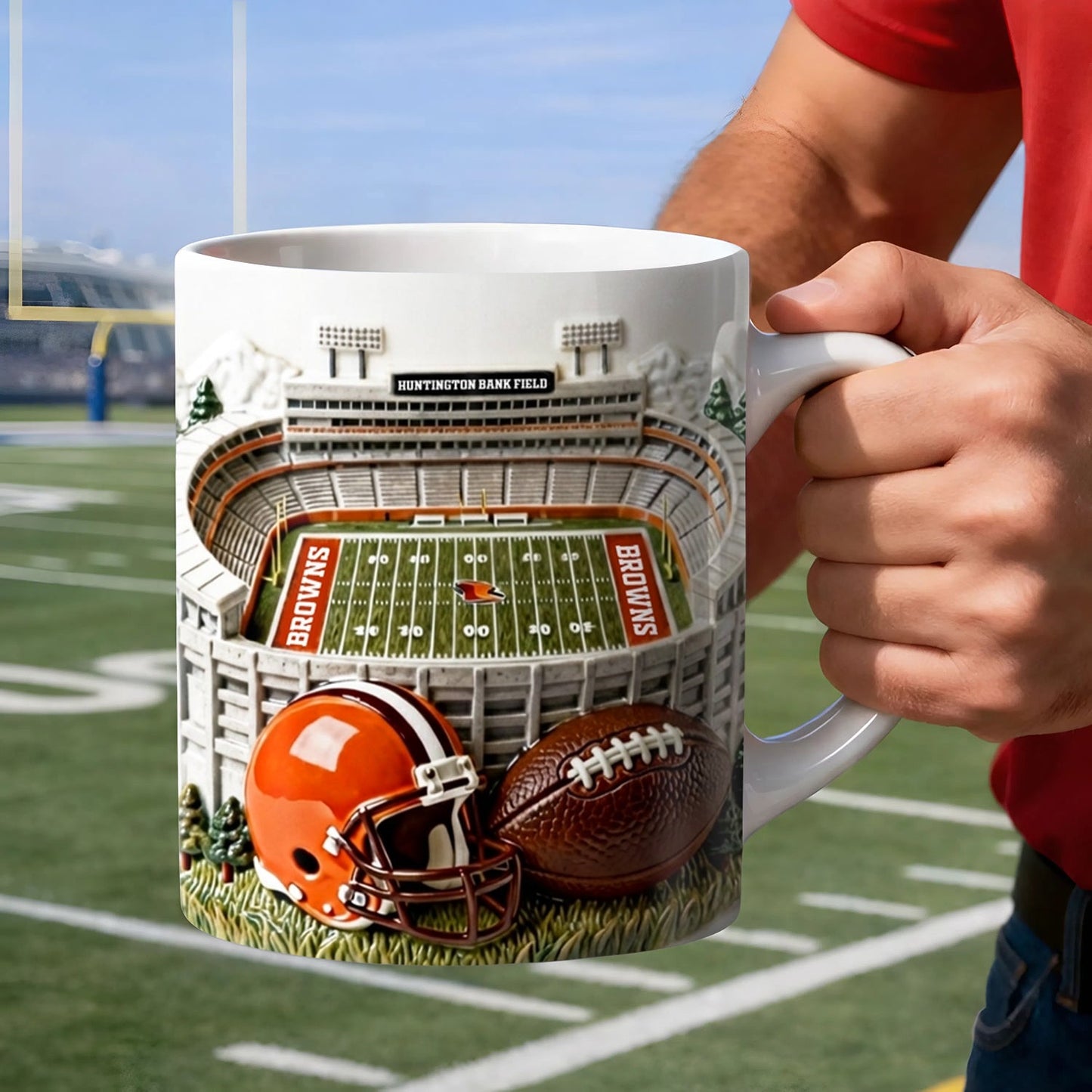 CLE x NFL Legend Stadium Game Day Mug NAK NHM