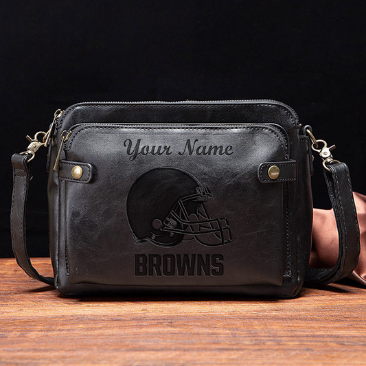 CLE x NFL Shoulder Crossbody Handbag DATND TANTD