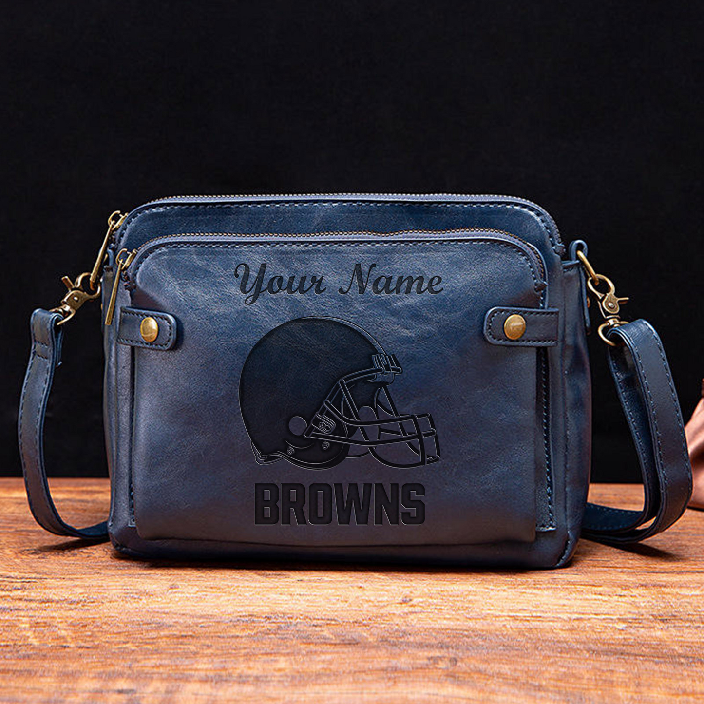 CLE x NFL Shoulder Crossbody Handbag DATND TANTD