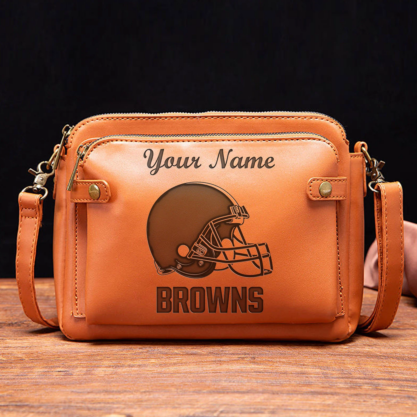 CLE x NFL Shoulder Crossbody Handbag DATND TANTD