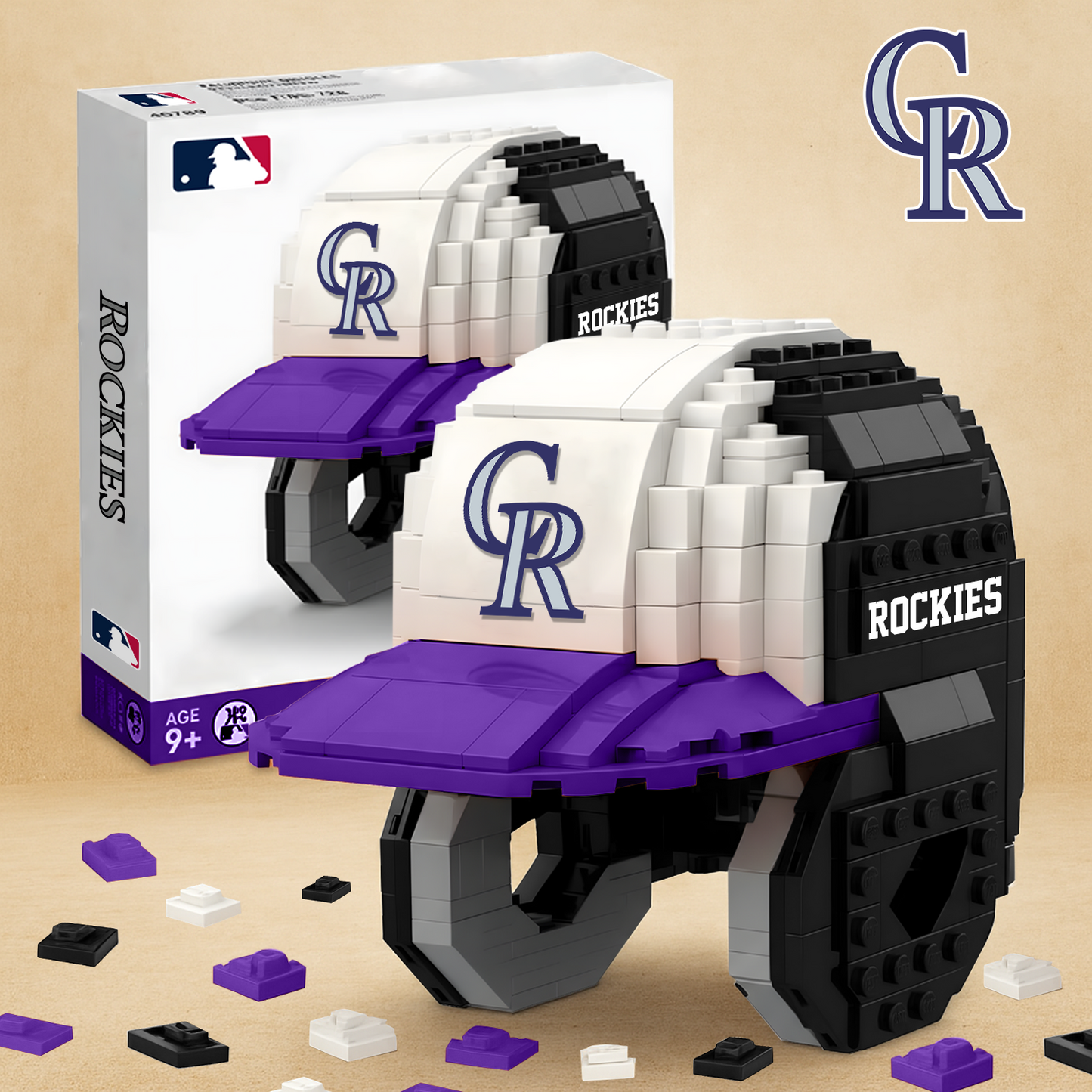 COL X MLB Baseball Helmet Building Blocks V1 NAK NHT