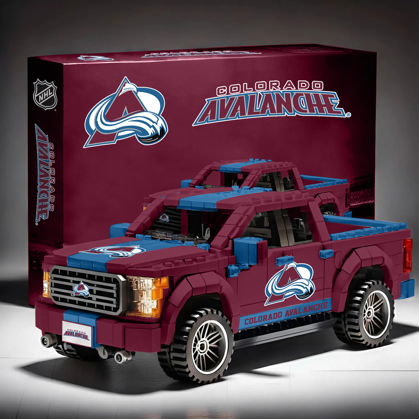 NHL 3D Racing Truck Model Building Block Set V1 NAK NHT