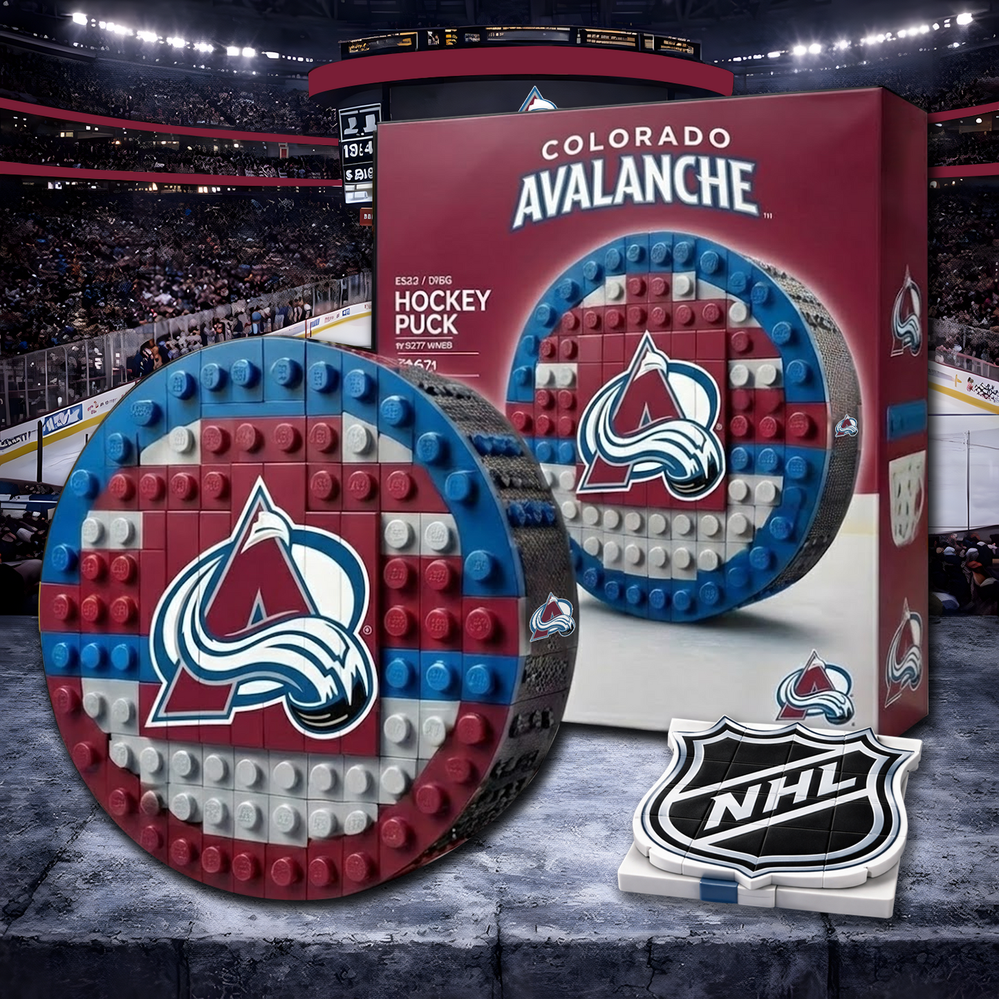 COL X NHL Hockey Game Building Blocks NHT NAK