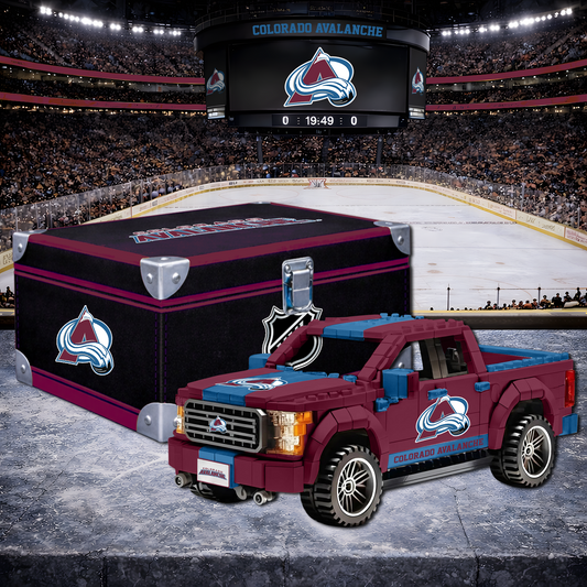 COL X NHL LEGO Toy Truck Set with Collectible Case NAK NHT