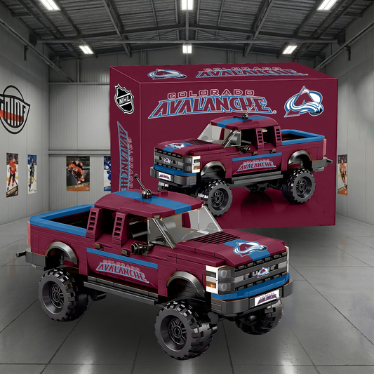 COL X NHL Raptor pickup truck building block set NAK NHT